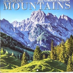 NEW in package 2022 Mountains Calendar w/ FREE SHI